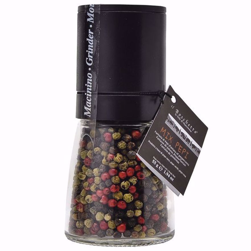 Il Boschetto Mixed Three Peppers Mill 2oz