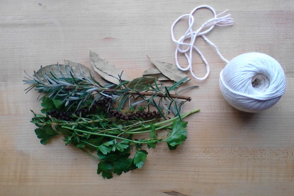 gathered ingredients